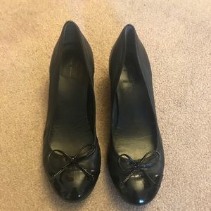 Cole Haan black Nike Air wedges Sz 9.5.